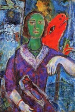 64 Chagall 66 Portrait de Vava Coll privée