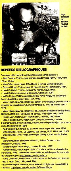 V.Hugo-Repères bibliographiques
