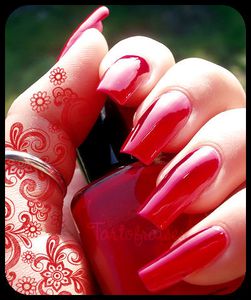 tartofraise nail art ongle vernis
