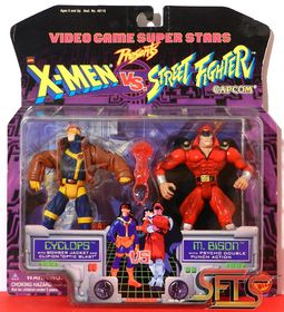 006-M.Bison VS Cyclops X-Men VS Street Fighter ToyBiz