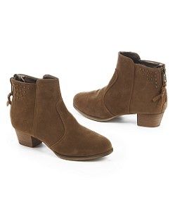 bottines rouges camaieu
