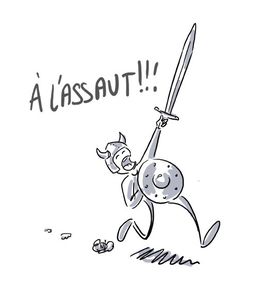 assaut dessin