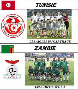Tunisie - Zambie