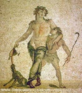 Dionysos ivre-mosaïc 4th AD Antakya museum