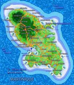 carte martinique