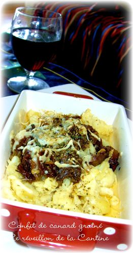confit de canard gratiné