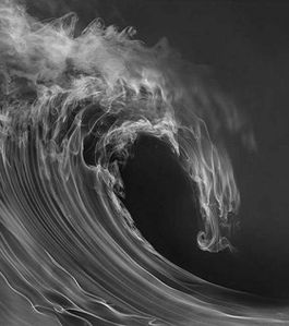 une vague geante