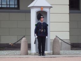 Garde du palais royal d'Oslo
