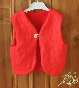 Gilet du petit chaperon rouge