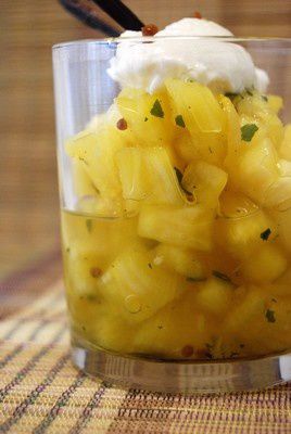 Ananas à la coriandre (7)