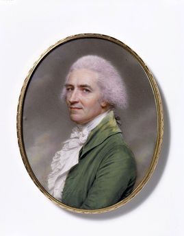 13c Miniature Smart John 1740-1811 autoportrat 1797 87x70
