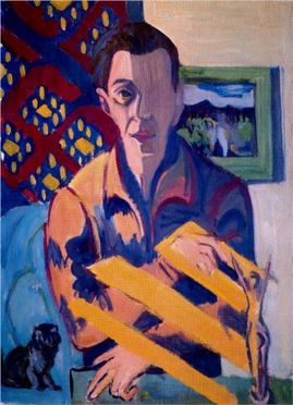 145 PORTRAIT Kirchner 1931 self-portrait