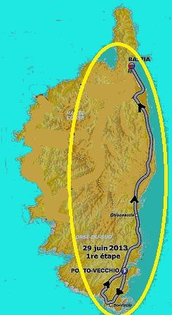tour de France 2013- La 1er étape en corse
