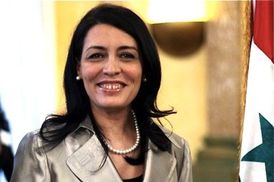 L’ambassadrice de Syrie Lamia Chakkour