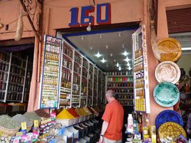 Marrakech souk herboristerie