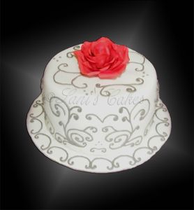 Decor Arabesque Rose Gateau Decor Arabesque Rose Gateau