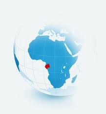 Carte Gabon Afrique