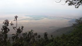 Vue panoramique du Ngorongoro 2