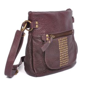 sac pochette aumonière aubergine C OUI