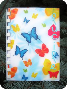 Scrap'Inès Carnet papillons Butterflies notebook