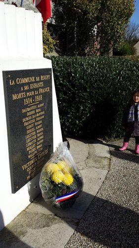 nouveau monument aux morts Roupy