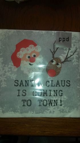 N° 17 serviette Père Noël