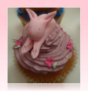 Bunny cupcake