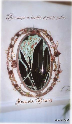 miroir mosaîque fer021
