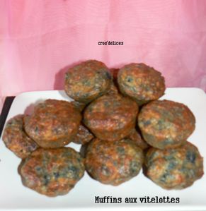 Muffins aux vitelottes