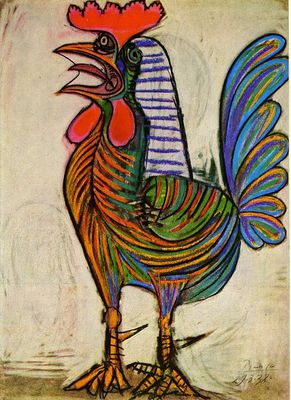 Picasso Le coq. 29-March 1938