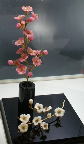 fleurs de rodochrosite et opale
