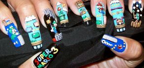Ongles Mario bros