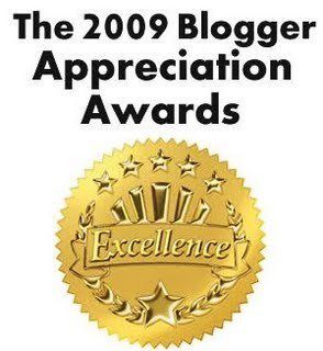 2009 blogger appréciation awards