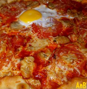 Pizza cuite