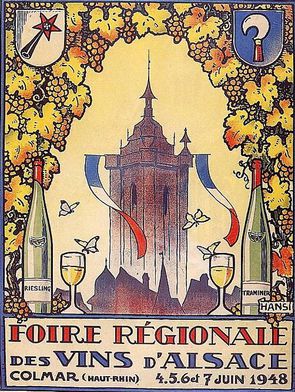 Affiche : Foire aux vins 1948