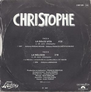 Christophe - La dolce vita verso