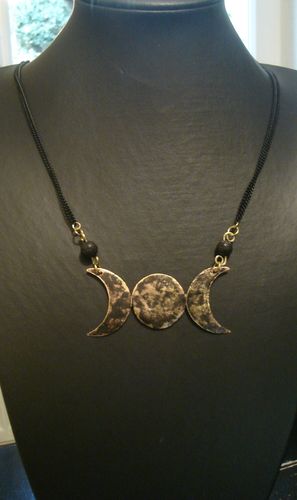 Bijoux Lune: Collier Lune Triple Déesse