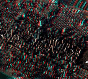 New York - Manhattan - Nord - Pléiades - 3D - CNES