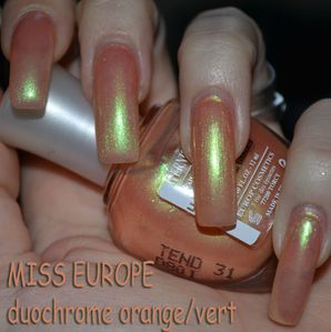 MISS EUROPE duochrome orange - vert 01