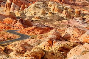 NEVADA valley-of-fire-road