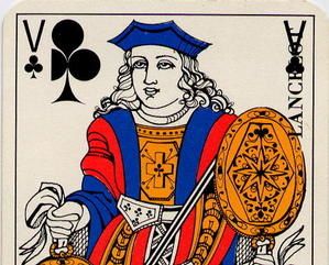 Le Grand tournoi du jeu de carte. Valet_rep