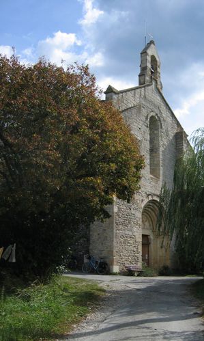 Drôme.Eglise d eN.D de Calma à Lachau