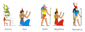 creation Osiri-Isis Seth-Nephthys Haroeris