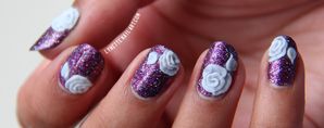 Gel 3D roses7