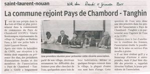 Mme bonkoungou à la mairie de St Laurent nouan 28-12 10