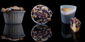 Muffins myrtilles noisettes Liên