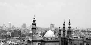 Le Caire mosquées et immeubles