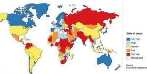 Carte monde clasification pays dangereux-LePost