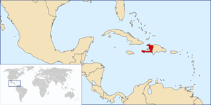 Lage von Haiti Lage von Haiti