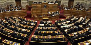 hemicycle parlement grec